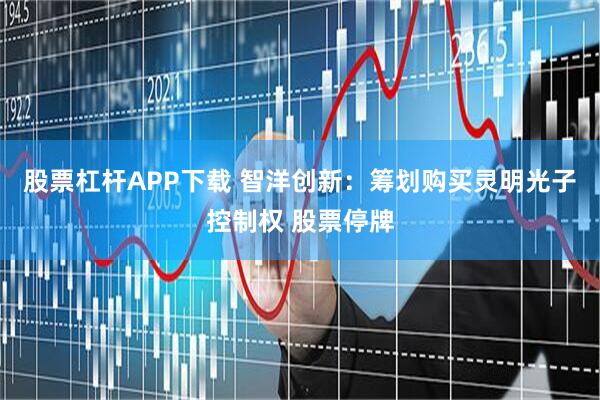 股票杠杆APP下载 智洋创新：筹划购买灵明光子控制权 股票停牌